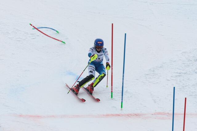 Mikaela Shiffrin holt im heutigen WM-Slalom keine Medaille und bleibt somit bei 15 WM-Medaillen.  | Foto: Land Salzburg / Franz Neumayr