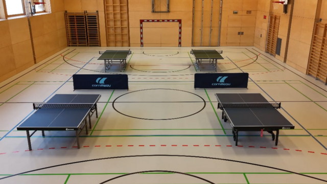 Eine Halle die wartet um bespielt zu werden! Die Tischtennis Hobby Wien - Halle in Wien Floridsdorf | Foto: Tischtennis Hobby Wien