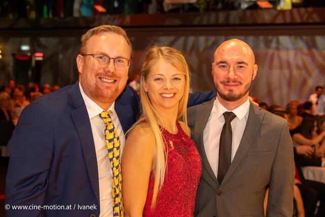Die Eröffnungsverantwortlichen - Christoph Thaller, Lisa und Marvin (vlnr). | Foto: www.cine-motion.at / Ivanek