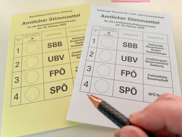 Am 16. Februar fand die Landwirtschaftskammerwahl in Salzurg statt. | Foto: Franz Neumayr