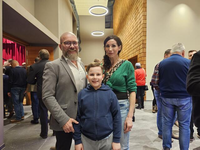Reinhard, Luis und Monika Nosofsky | Foto: Simon Glösl