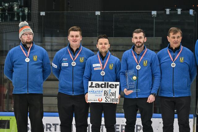2. Platz für den GSC Liebenfels: v.l. Maximilian Los, Michael Regenfelder jun., Kevin Kronewetter, Patrick Flaschberger, Wolfgang Suttnig | Foto: BÖE/Herbert Pendl
