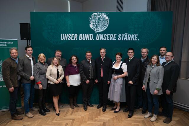 Die Bauernbund-Kandidaten aus dem Bezirk Melk | Foto: Anna Schuecker/NÖ Bauernbund