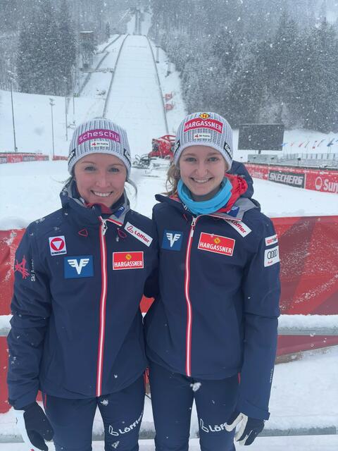 Die Profis Jacqueline Seifriedsberger und Julia Mühlbacher sind ebenfalls in Hinzenbach am Start. | Foto: UVB