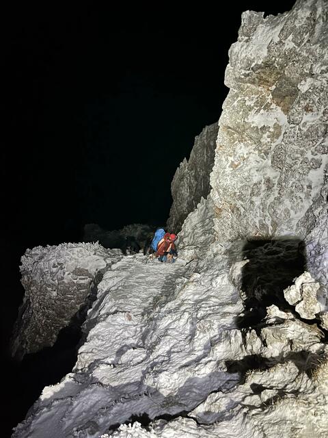Rettungseinsatz in der Krummen Ries. | Foto: AEG NÖ Süd, Loibnegger