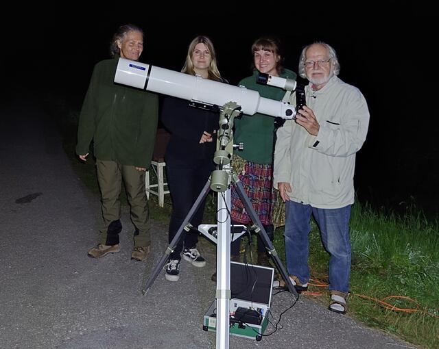 Hobbyastronom Franz Klauser erkundet mit interessierten Personen in Puchenstuben den Sternenhimmel. | Foto: privat