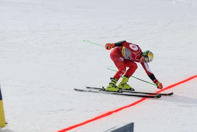 Zieleinlauf von Weltmeister Raphael Haaser aus Österreich. | Foto: Land Salzburg/Franz Neumayr