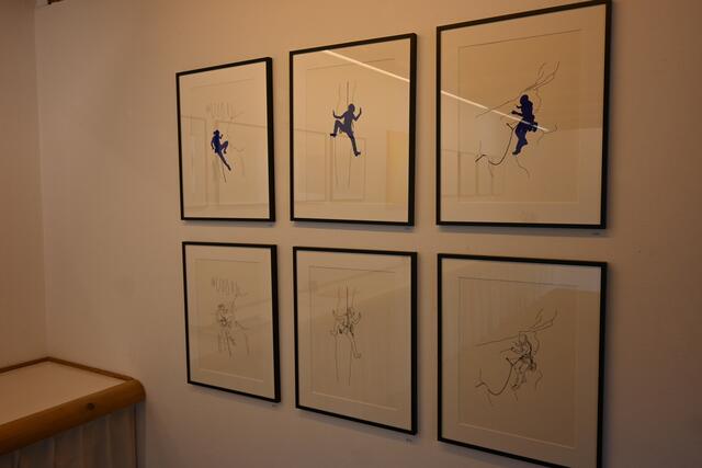 Die Serie Kletterinnen von Sonja Lixl.  | Foto: Königer