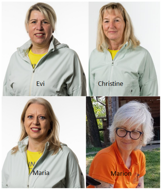 Das sind die vier Trainerinnen des heurigen Trainingsprogramms. | Foto: Lauftreff Hollabrunn