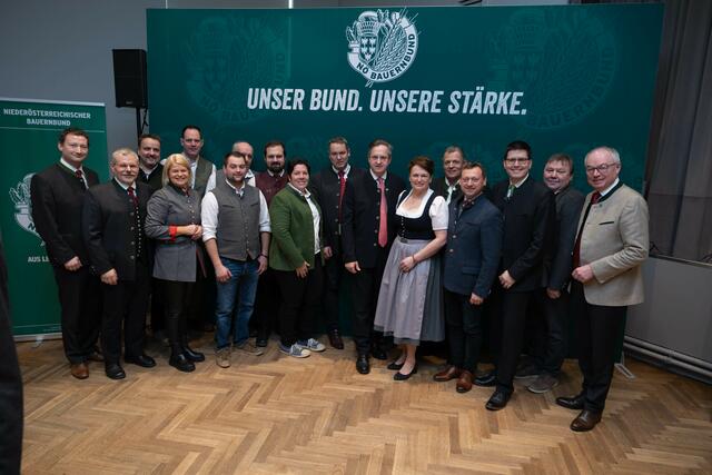 Die Bauernbund-Kandidaten aus dem Bezirk Lilienfeld | Foto: Anna Schuecker/NÖ Bauernbund