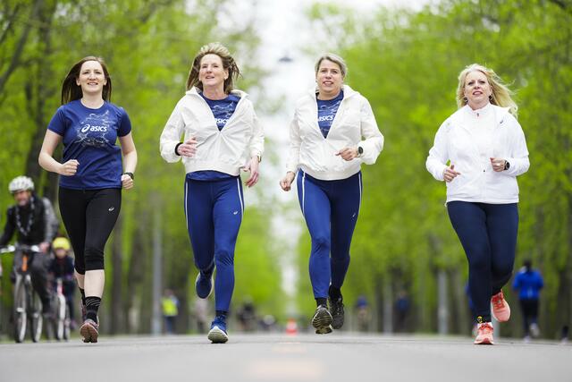 Pia Lembacher (heuer in Babypause), Christine Grameld, Eva Tröthann, Maria Friedmann | Foto: Österreichischer Frauenlauf