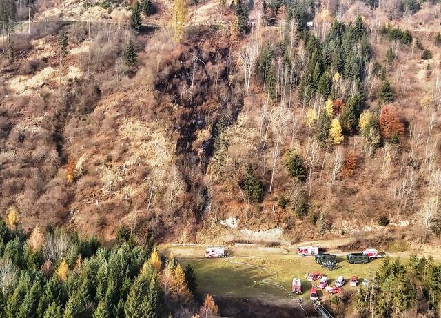 Gegen 11.30 Uhr kam es zu einem Flächenbrand am Areal des Schießplatz Ortnerhofs in St. Michael. (Symbolbild) | Foto: BFV-Leoben