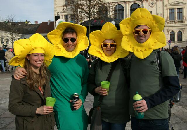 Oh Blumen, blühet. Bei den Faschingsevents im Bezirk Tulln, kann man Spiderman, den Ninja Turtles oder Mario und Luigi, ganz nah sein. | Foto: Christian Nowotny