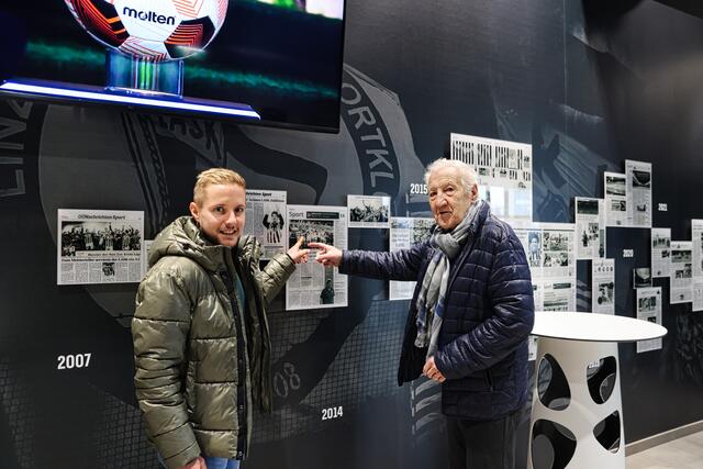 Stolz auf das Erreichte: Dolfi Blutsch prägte den LASK mit dem Meistertitel und Cupsieg im Jahre 1965 wie kein anderer. | Foto: Reischl