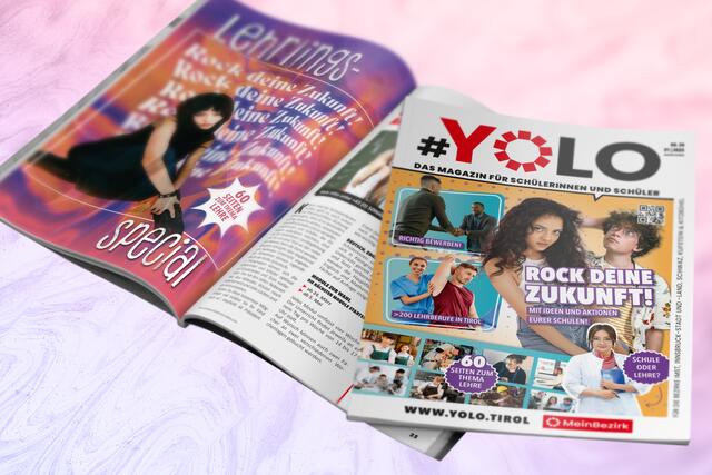Die Ausgabe Februar 2025 von "#yolo – Das Schülermagazin"