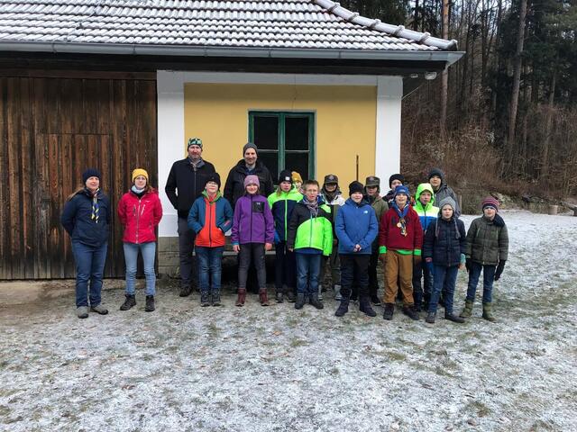 Die Pfadfindergruppe Gföhl bei der Winterwanderung 2024 | Foto: Pfadfindergruppe Gföhl