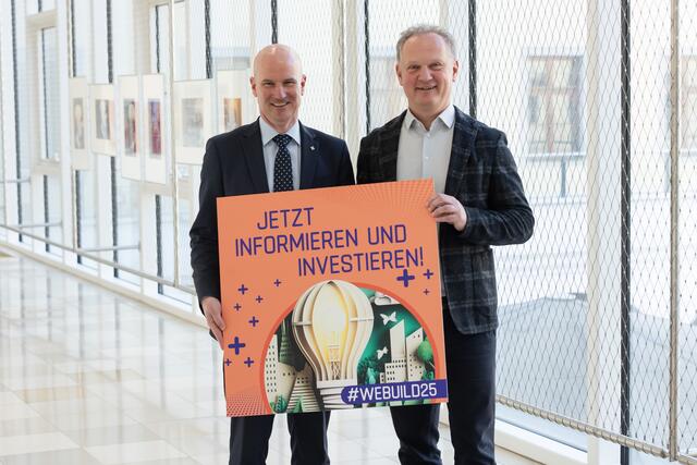Die Webuild-Energiesparmesse will auch heuer wieder die neuesten Innovationen aus den verschiedenen Branchen rund ums Bauen und Sanieren nach Wels bringen. | Foto: Messe Wels