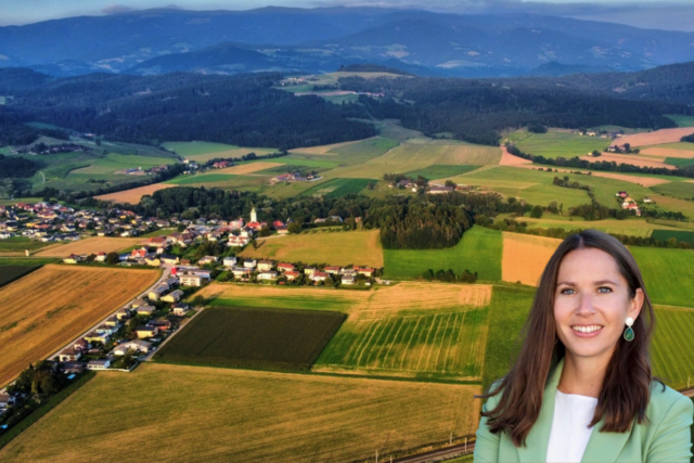 Bürgermeisterin der Gemeinde Kappel am Krappfeld und sogenannten Kornkammer Kärntens, Andrea Feichtinger Sacherer | Foto: Thomas Schulz, Mary Breit