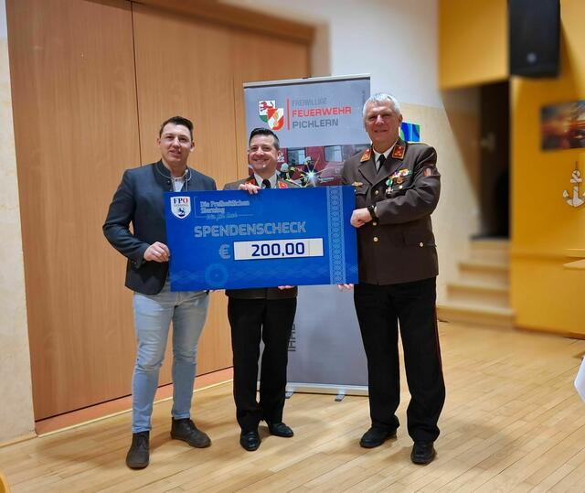 GV Jürgen Heumayr, Stellvertretender Kommandant Alexander Sturmberger, Kommandant Herold Flath. (v.li.)
 | Foto: FPÖ Sierning