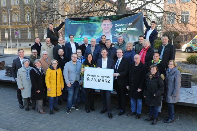 "Wir stehen dafür ein, alle konstruktiven Kräfte einzubinden, um in den nächsten fünf Jahren Leoben besser zu gestalten“, so Lerchbammer. | Foto: ÖVP Leoben