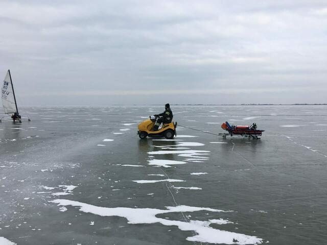 Wie steht es um das Eis am Neusiedler See und welche Auswirkungen hat es, wenn der See nicht mehr zufriert.  | Foto: FF-Mörbisch