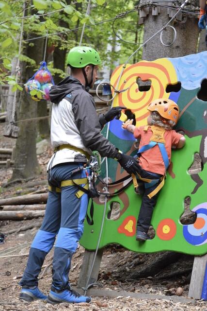 Sportbegeisterte kommen auf ihre Rechnung.  | Foto: Hamari Kletterpark