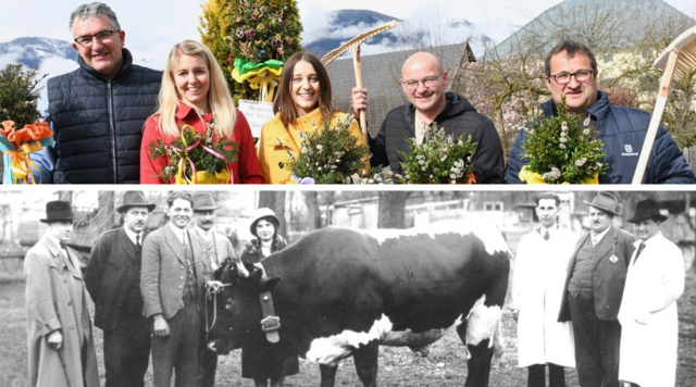 Die fünf Pusarnitzer lassen den Markt heute wieder aufblühen. | Foto: Helmut Weixelbraun, Privat