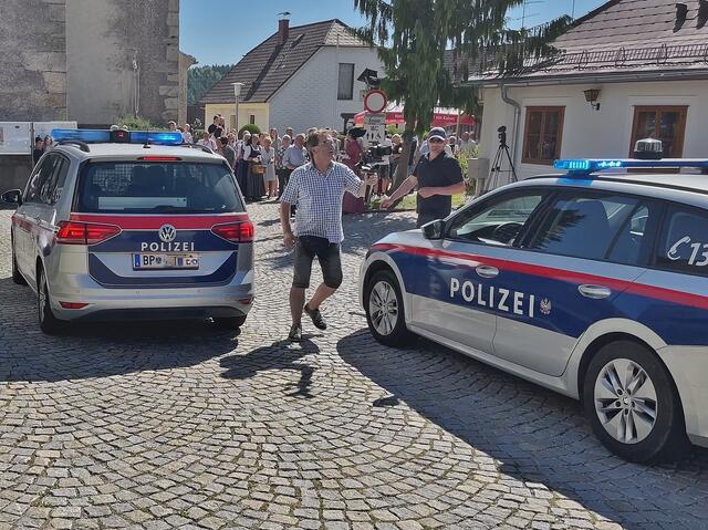 Franz Leitner bei den Dreharbeiten für "Hofgang". | Foto: strudengau.tv