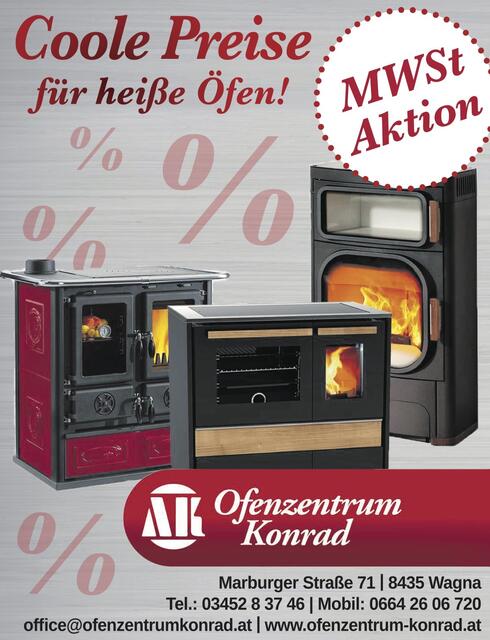 Im Schauraum des Ofenzentrums Konrad in Wagna ist eine breite Auswahl an hochwertigen Produkten ausgestellt.  | Foto: Ofenzentrum Konrad