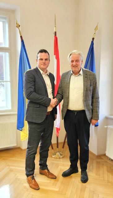 Partnerschaft ÖVP und SPÖ ist besiegelt: Alexander Eckardt und Alfred Babinsky | Foto: ÖVP