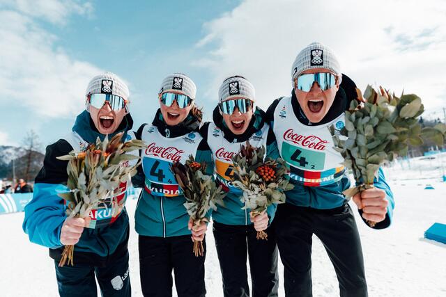 Große Freude beim Mixed-Team über Bronze. | Foto: OEOC/M. Meindl