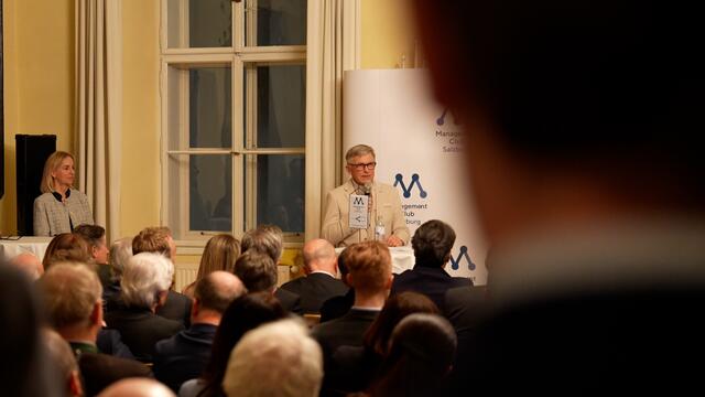 Statement von Peter Buchmüller, Präsident der Wirtschaftskammer Salzburg | Foto: Stefan Schubert