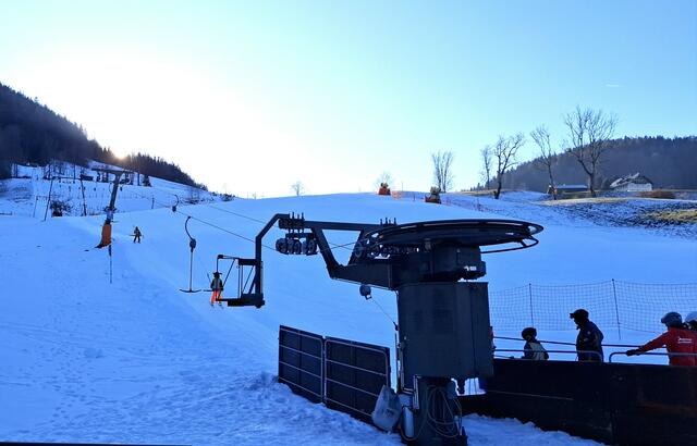 Der Untere Schlepplift ist bei guter Schneelage noch in Betrieb.
Foto: Josef Wind