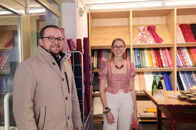 Neumarkt-Aktiv Obmann Markus Berger mit Melanie Mühlböck | Foto: MeinBezirk