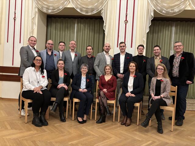 Die SPÖ Gemeinderäte. | Foto: Lina Chalusch