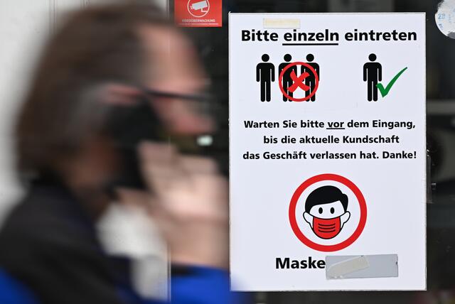 Die Pandemie war allgegenwärtig. | Foto: Arne Dedert/dpa/picturedesk.com