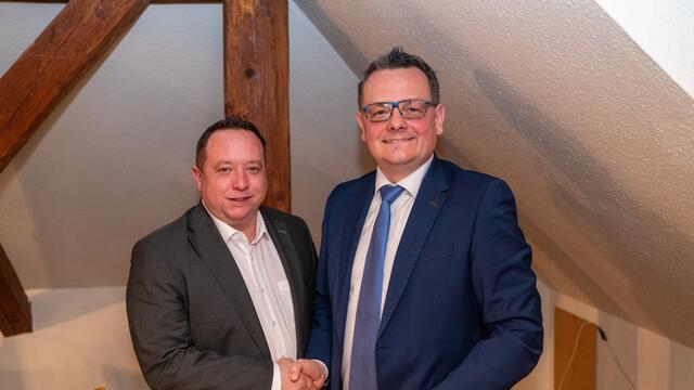 Vizebürgermeister Manuel Erber und Bürgermeister Peter Hießberger | Foto: Manfred Hanus