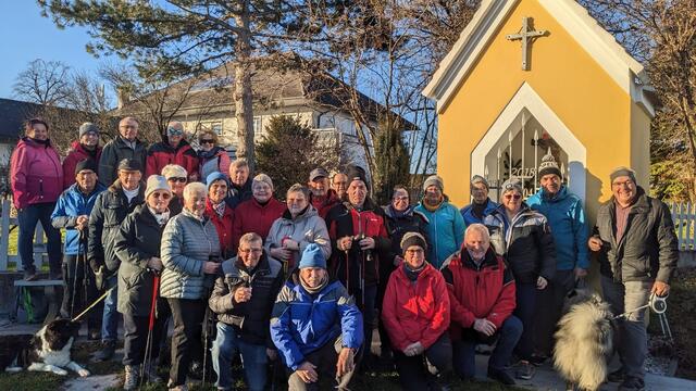 Wandern mit der Seniorenortsgruppe aus St. Margarethen. | Foto: Senioren St. Margarethen