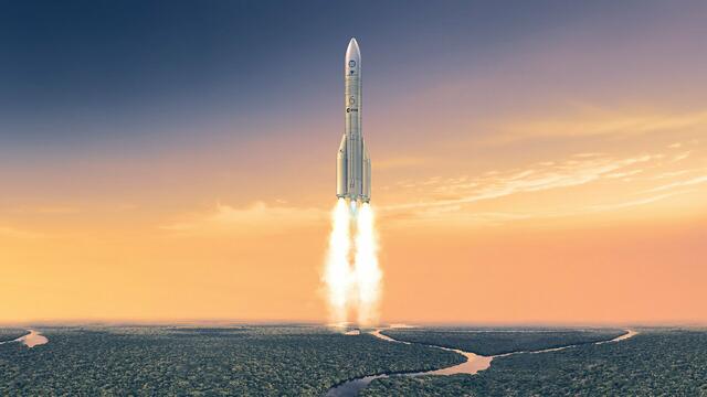 Der zweite Flug von Europas neuer Trägerrakete Ariane 6 ist für Ende Februar geplant.  | Foto: ESA