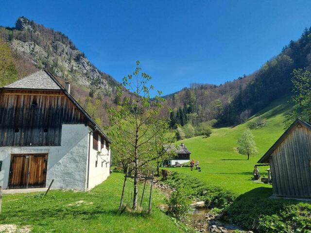 Das Jägerhaus ist ein beliebtes Ausflugsziel und Fotomotiv für Groß und Klein, erreichbar per E-Bike von Molln, sowie zu Fuß vom öffentlichen Parkplatz Scheiblingau.  | Foto: ÖBf AG