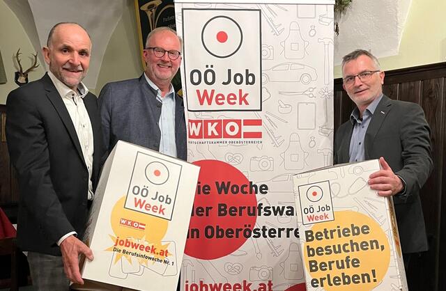 Von links: Dietmar Wolfsegger, Christian Naderer und Thomas Denk. | Foto: WK Freistadt