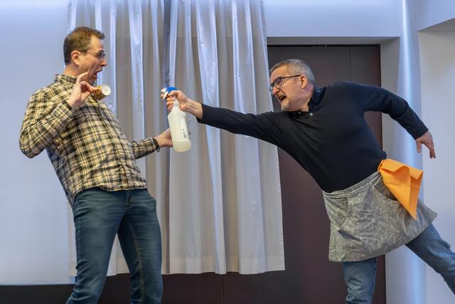 Harald Riglthaler und Gerhard Madengruber (re.). | Foto: Maximilian Bota