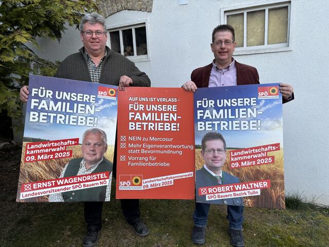 Gemeinsam für Familienbetriebe. | Foto: Victoria Edlinger