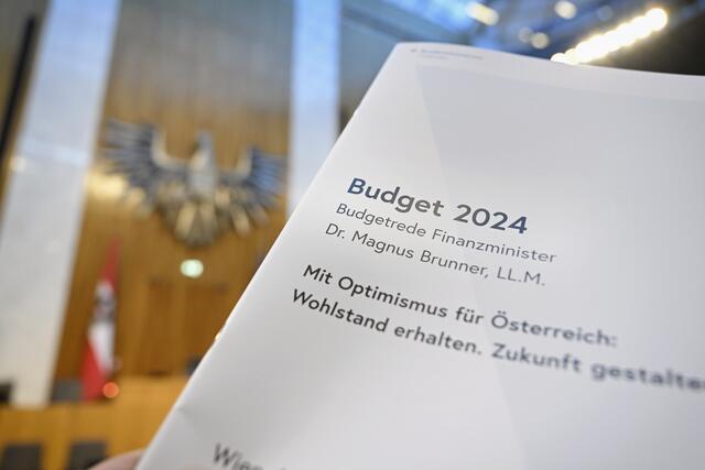 Das Budgetdefizit Österreichs liegt deutlich über der Maastricht-Grenze von drei Prozent – die neue Regierung muss einen Sparplan vorlegen.  | Foto: Parlamentsdirektion/Johannes Zinner