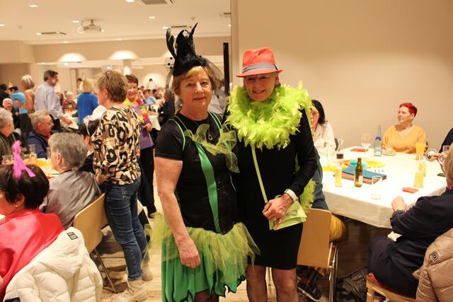 Bunte Kostüme waren angesagt