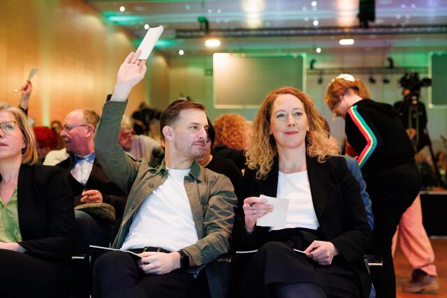 Peter Kraus und Judith Pühringer. | Foto: FLORIAN WIESER / APA / picturedesk.com