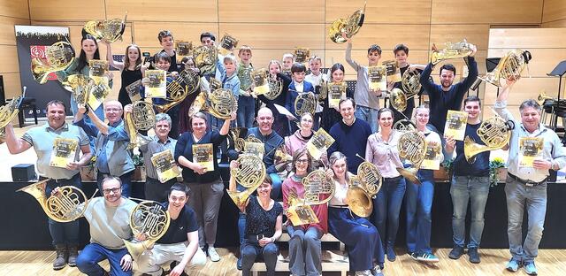 Der Horntag war wieder ein Musik-Höhepunkt. | Foto: LMS Kitzbühel