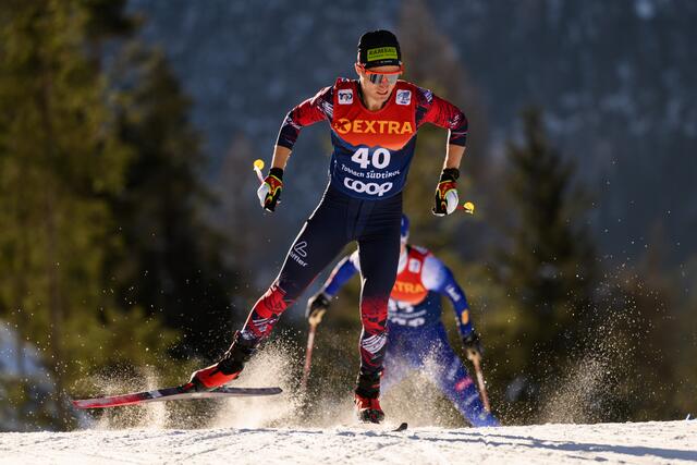 Mika Vermeulen läuft bislang seine stärkste Saison im Weltcup. Der Ramsauer gilt als rot-weiß-rote Medaillenhoffnung bei der WM in Trondheim. | Foto: GEPA/Bildbyran/Sandin
