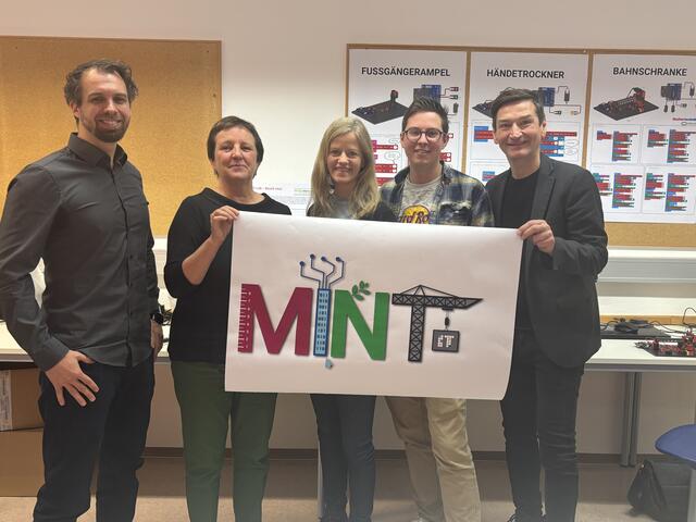 Engagiertes Team: Marvin Walch, Martina Frischmann, Sigrun Lunger, Philipp Machac und Markus Lentsch (v.l.). | Foto: Perktold