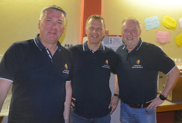 Die Florianis Andi Unterrieder, Erich Einspieler und Mario Amenlitsch